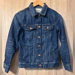 Madewell Dark Blue Jean Jacket Size XS